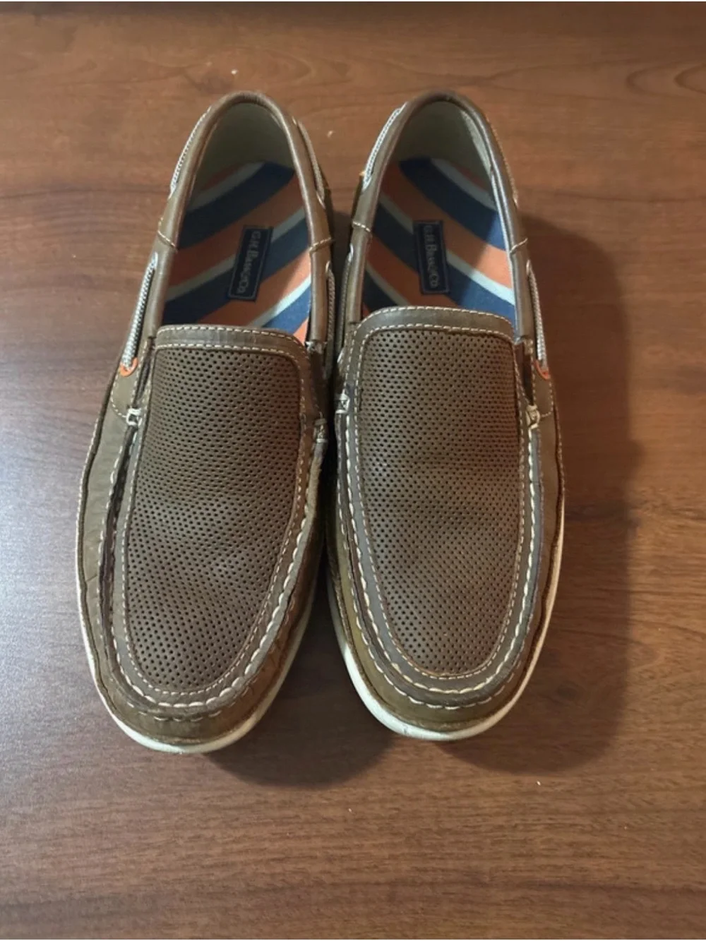 Men's Brown Slip-On Suede Loafers